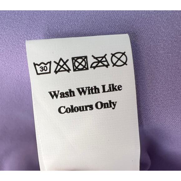 Women's Lilac Purple Activewear Tennis Dress Sports Nylon Built-in Shorts XS - Picture 6 of 7